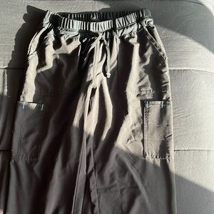 👨‍⚕️Jet Black Stretchy Scrub Pants 🧼